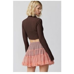 Urban Outfitters Tulle Tutu Low Rise Mini Skirt